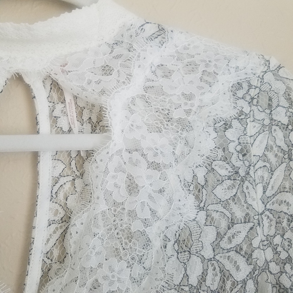 đź’ĄSOLDđź’ĄFree People Tell Tale Lace Tunic Dress S - Picture 7 of 12